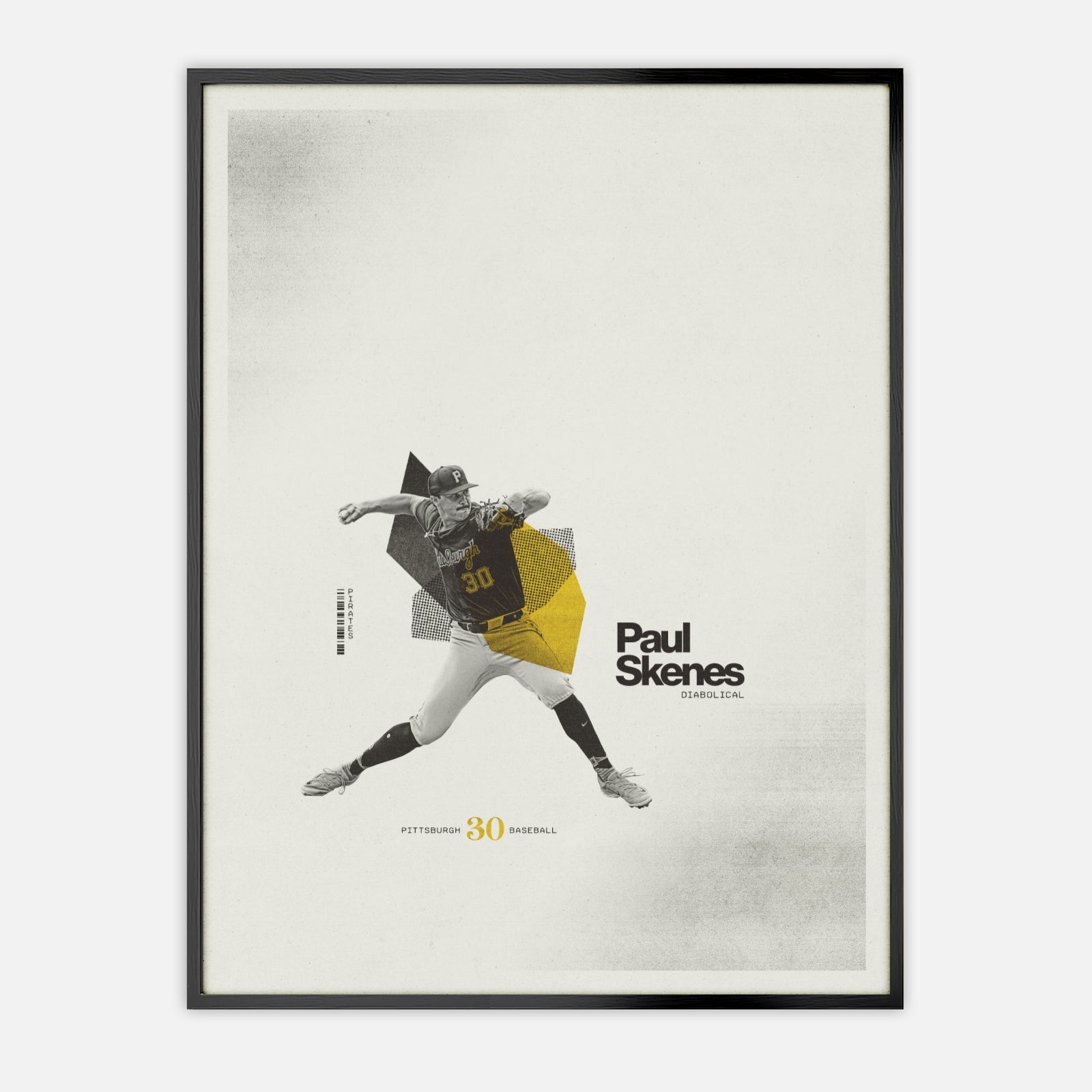 Paul Skenes Poster Pittsburgh Pirates