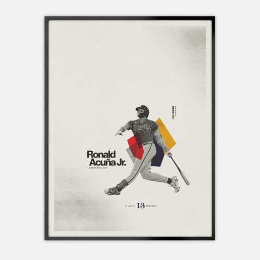 Ronald Acuna Poster Atlanta Braves
