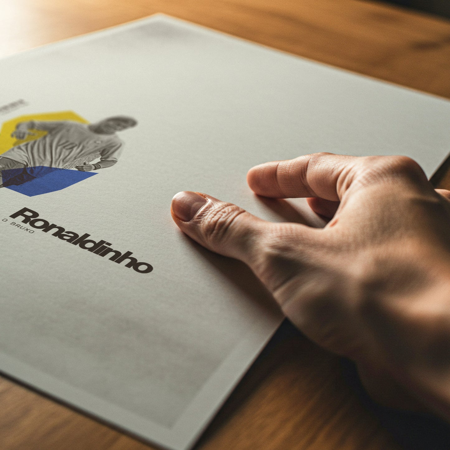 Ronaldinho Minimalistic Poster Brazil