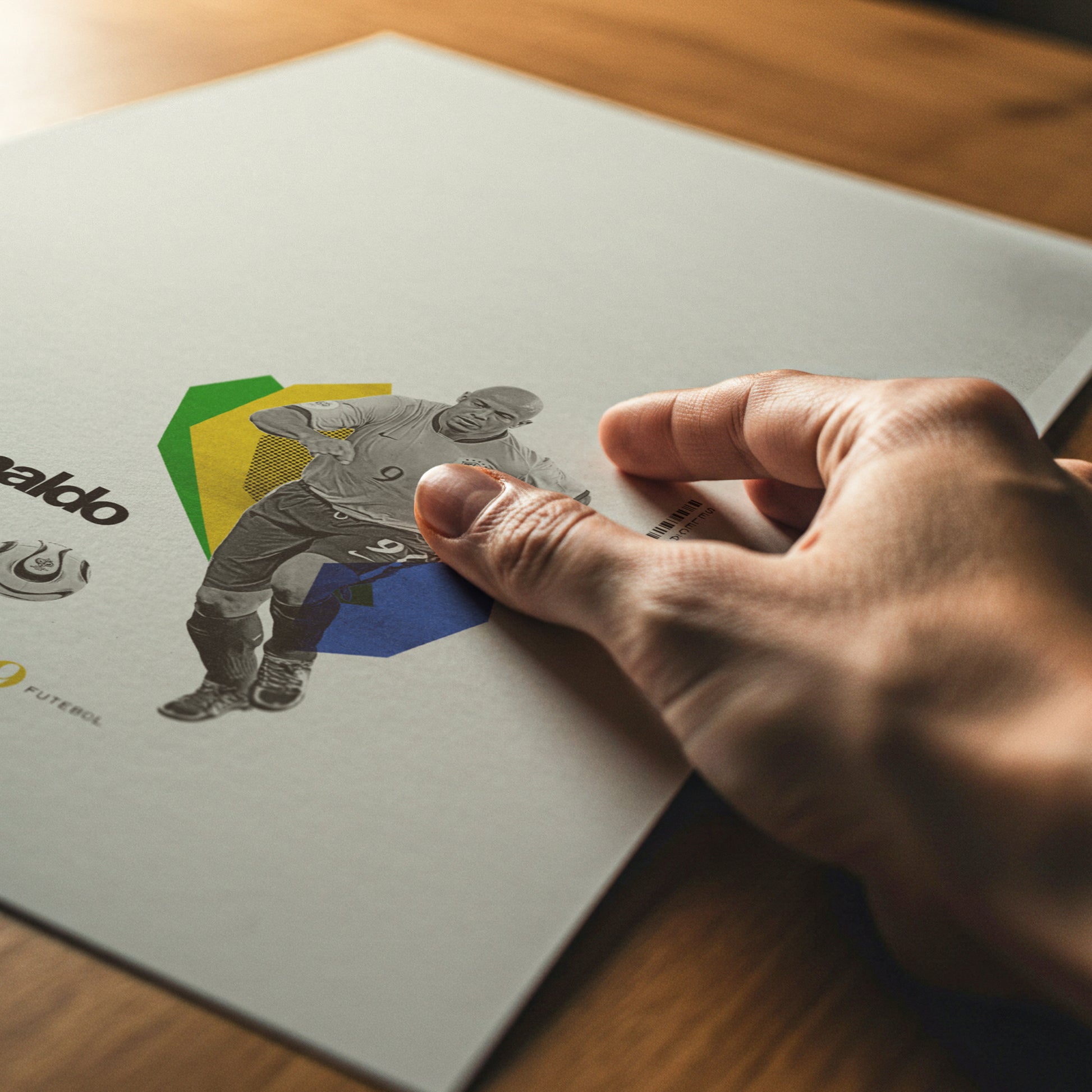 Ronaldo Minimalistic Poster Brazil