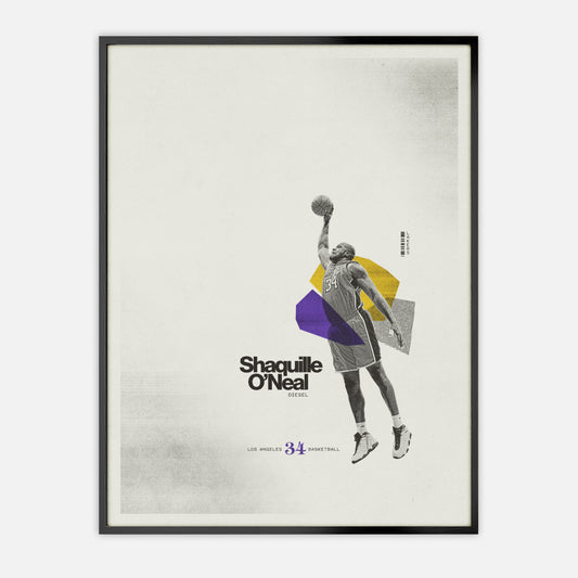 Shaquille O'Neal Poster Los Angeles Lakers