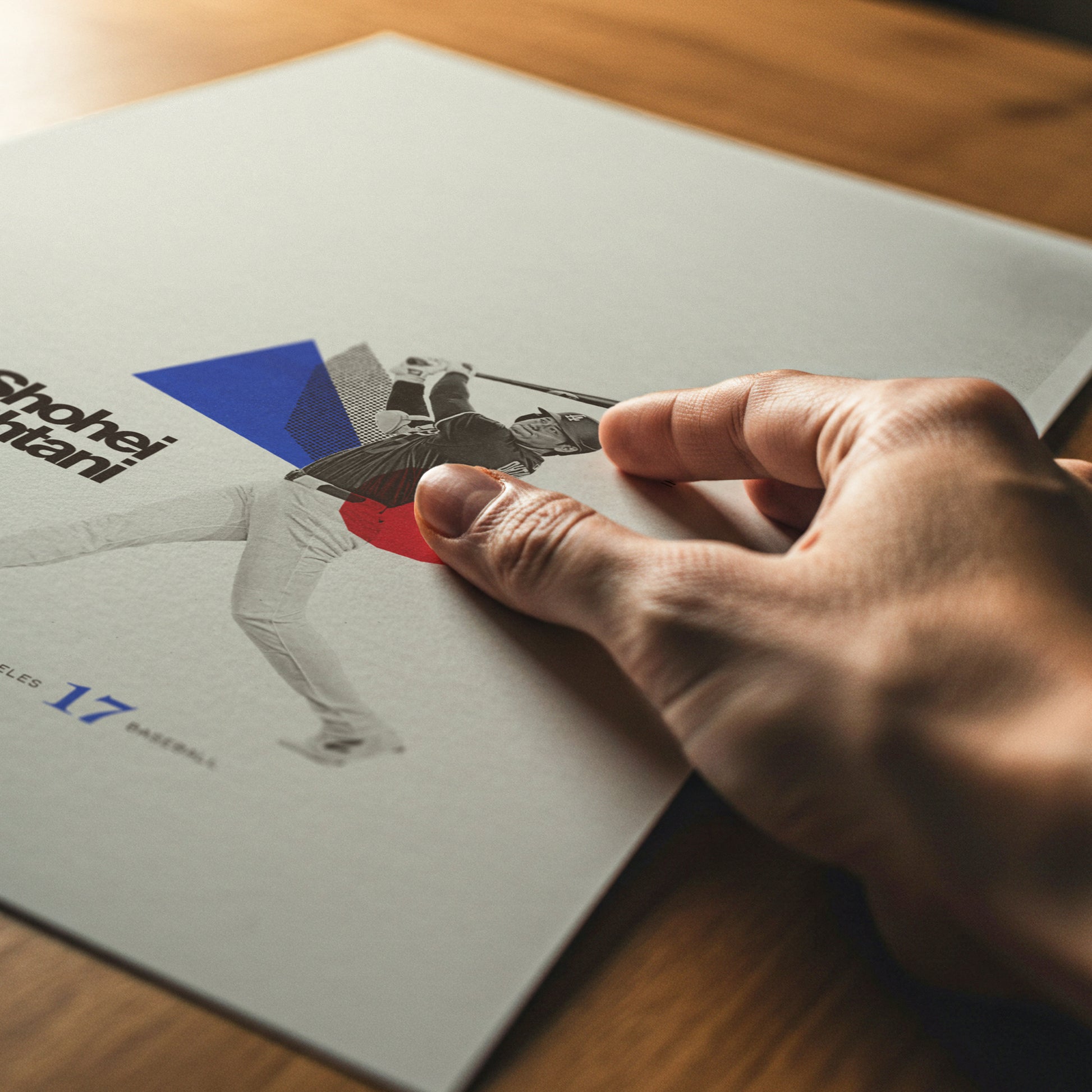 Shohei Ohtani Minimalistic Poster LA Dodgers