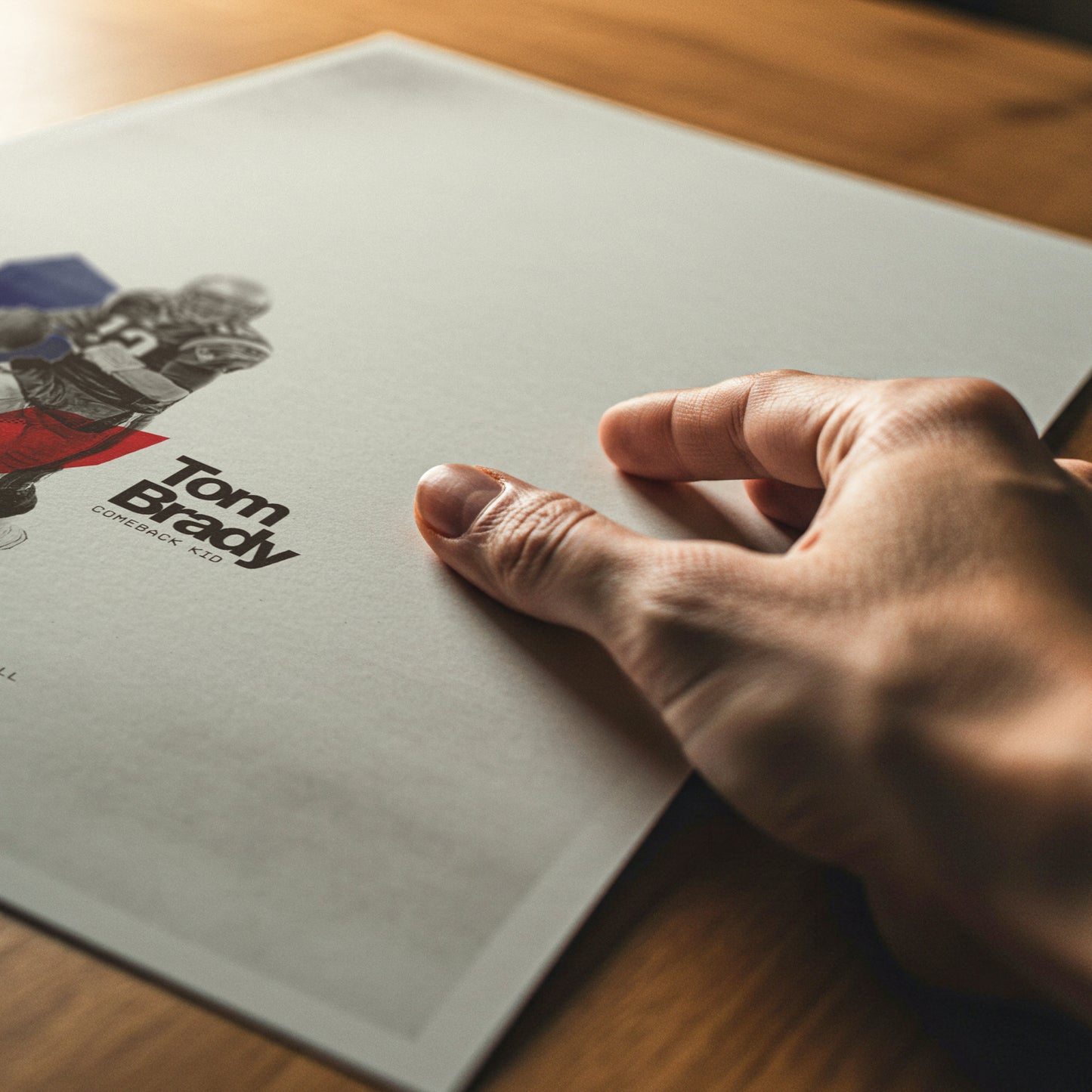 Tom Brady Minimalistic Poster New England Patriots