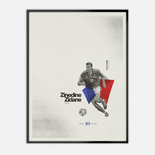 Zinedine Zidane Poster France
